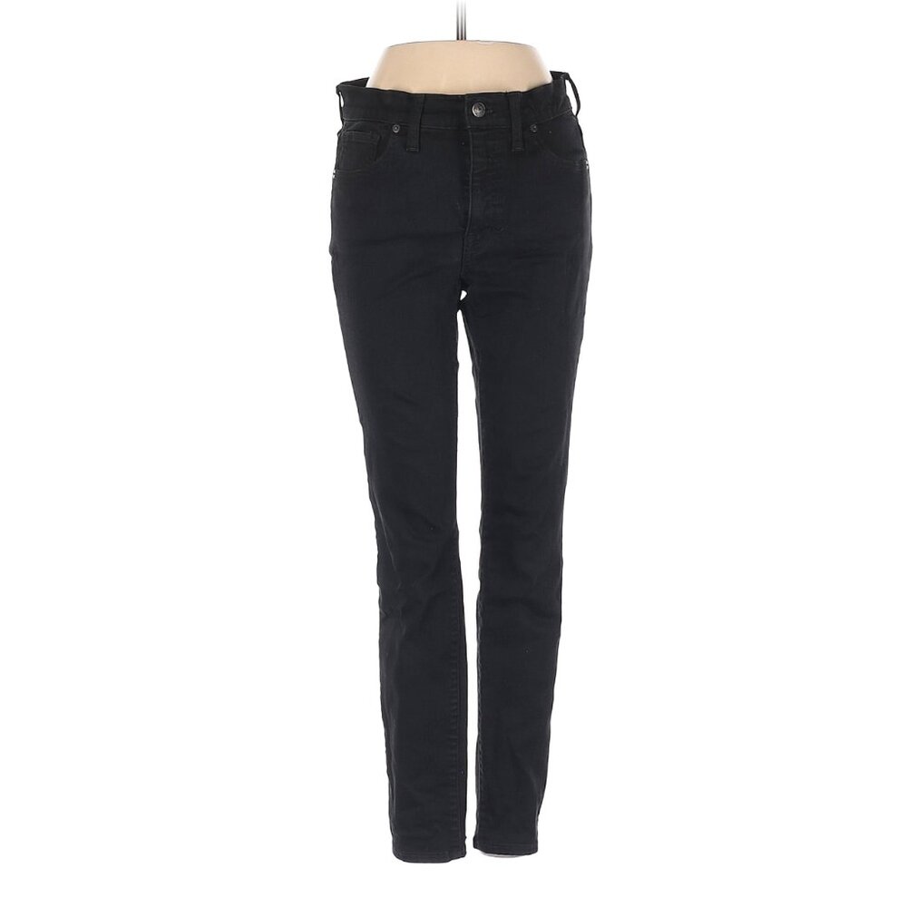 Madewell High Rise Slim Boyjean Black Denim Jeans - Size 27